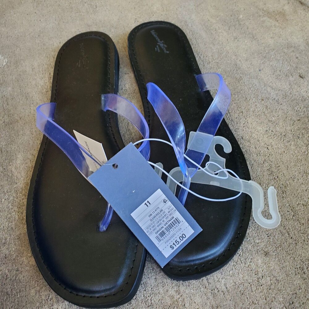 Clear Sandals Size 11